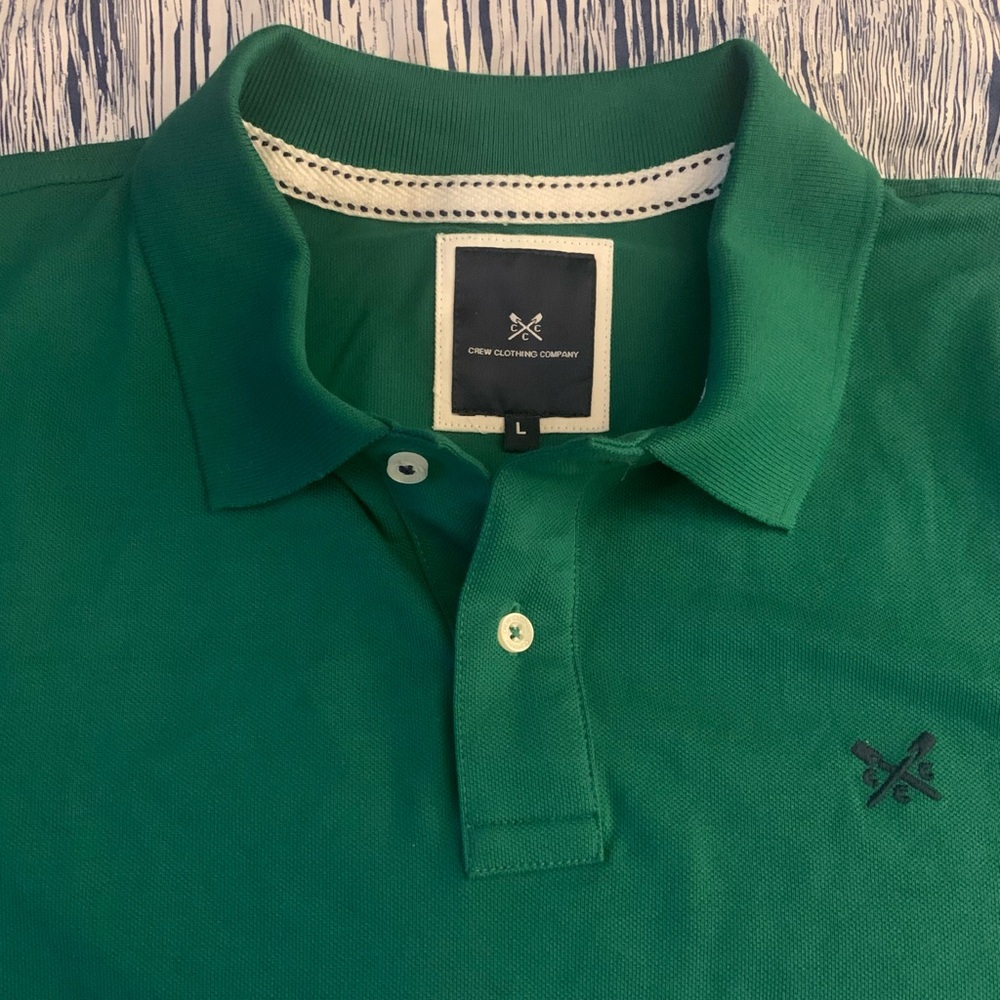 CREW CLOTHING CO. SS All Cotton 2 Button Polo